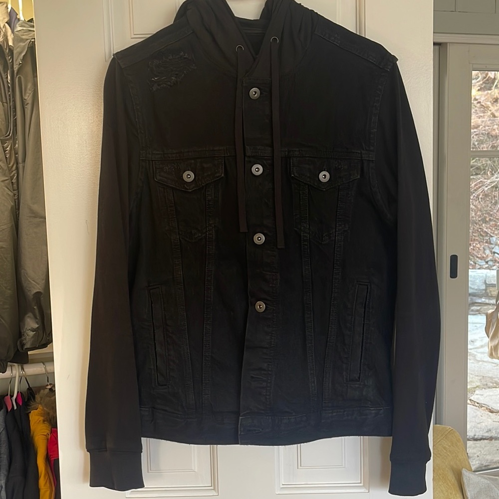 Black jean jacket